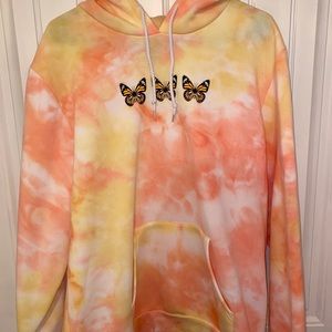 Oversized tie die sweatshirt